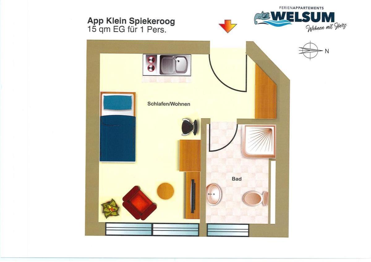 Fewo Klein Spiekeroog Bad Zwischenahn Exteriér fotografie